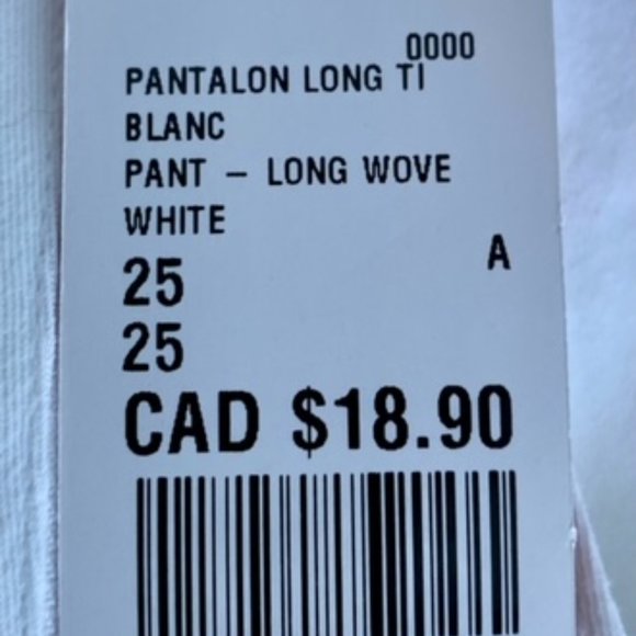 Forever 21 Skinny White Pants With Zipper Detail - Picture 5 of 8